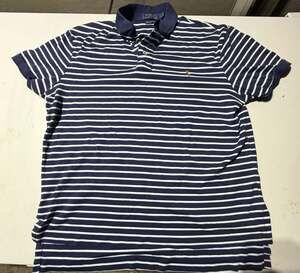 Polo Ralph Lauren Pima Soft Touch Striped Polo Shirt Size L